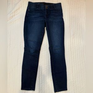 Nine West Skinny Dark Denim Jeans Size 10 Long